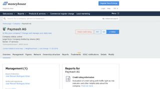 
                            8. Paymash AG, Zürich - Address, Management & more - Moneyhouse