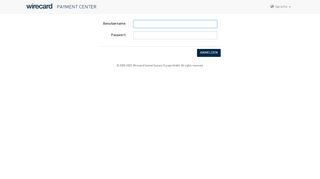 
                            2. Payment Center - Login