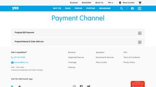 
                            13. Payment Channels - Yes | Always 4G LTE