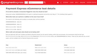 
                            8. Payment Express | Testing Details | EFTPOS | Payment Gateway ...