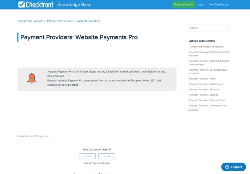 
                            10. Payment Gateway: PayPal Payments Pro – Checkfront Support