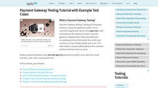 
                            9. Payment Gateway Testing Tutorial with Example Test Cases - Guru99