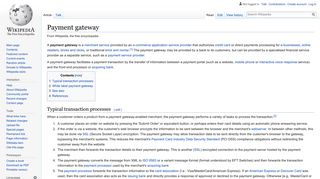 
                            4. Payment gateway - Wikipedia