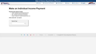 
                            7. Payment Individual - AZTaxes.gov