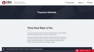 
                            2. Payment Methods - CRM Students