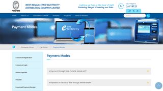 
                            9. Payment Modes - Welcome to WBSEDCL