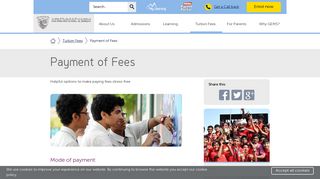 
                            11. Payment of Fees | GEMS Our Own High School - Al Warqa'a