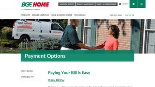 
                            7. Payment Options - BGE HOME