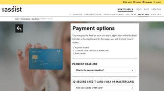 
                            13. Payment options | uni-assist e.V.