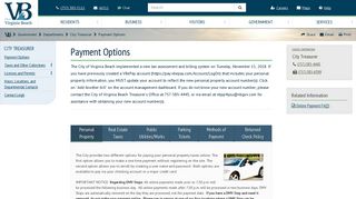 
                            1. Payment Options :: VBgov.com - City of Virginia Beach