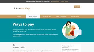 
                            3. Payment Options - Ways to Pay | Idem Servicing