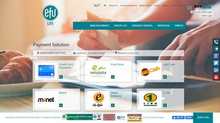 
                            11. Payment Solution - EFU Life Assurance