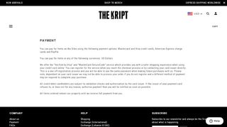 
                            5. Payment | THE KRIPT