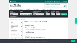 
                            3. Payments | Help | Crystal Ski