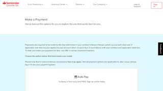 
                            4. Payments – Santander Consumer USA