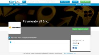 
                            3. Paymentwall Inc. | StartUs