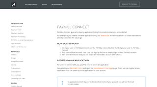 
                            4. PAYMILL Connect - PAYMILL Developer Centre