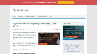 
                            6. Payoneer Affiliate Program [Step By Step Guide - 2018] - Payoneer How