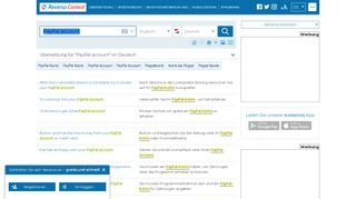 
                            9. PayPal account - Deutsch Übersetzung - Englisch Beispiele ...