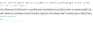 
                            8. paypal account hacked 18552880082 hacked paypal ... - Joomag