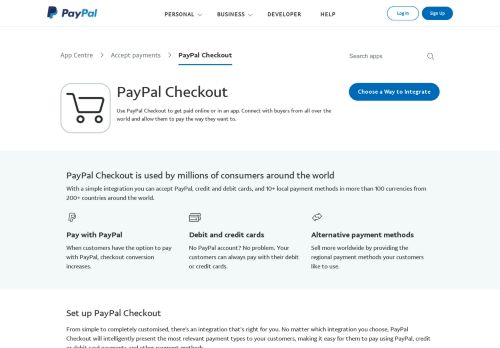 
                            2. PayPal Checkout - PayPal Singapore