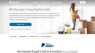
                            11. PayPal Credit | Bill Me Later | PayPal US