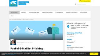 
                            11. PayPal-E-Mail ist Phishing – Vorsicht vor „Warning: Limited Account“
