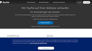 
                            1. PayPal - Einzelzahlung - PayPal