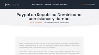 
                            10. Paypal en Republica Dominicana, comisiones y tiempo. - Webmaster ...