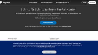 
                            1. PayPal | Eröffnen Sie ein PayPal Geschäftskonto