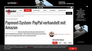 
                            12. PayPal: Erste Gespräche mit Amazon - COMPUTER BILD