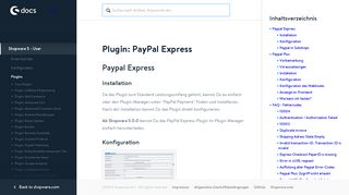 
                            8. PayPal Express für Shopware