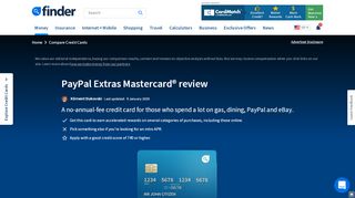 
                            11. PayPal Extras Mastercard review | finder.com