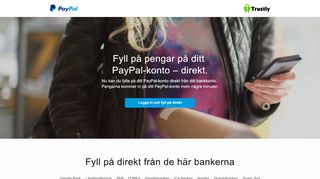 
                            9. PayPal – fyll på direkt