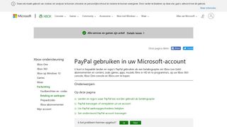 
                            6. PayPal gebruiken in uw Microsoft-account - Xbox Support