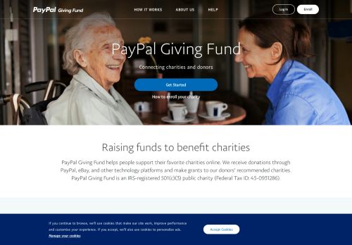
                            13. PayPal Giving Fund Home - PayPal US