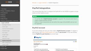 
                            13. PayPal Integration — IAC-BOX 1.0 documentation