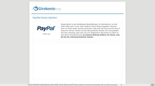 
                            7. Paypal Konto löschen: Wie geht das? 2019 - Girokonto