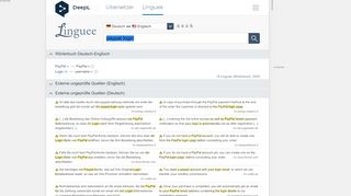 
                            13. Paypal Login - Englisch-Übersetzung – Linguee Wörterbuch