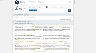 
                            6. Paypal login - Tradução em português – Linguee