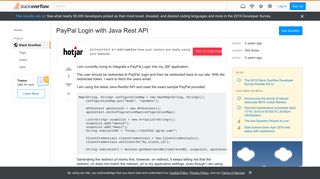 
                            10. PayPal Login with Java Rest API - Stack Overflow