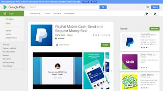 
                            4. PayPal Mobile Cash: Send and Request Money Fast - Apps on ...
