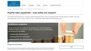 
                            9. PayPal oder paydirekt? | Bezahlen.de
