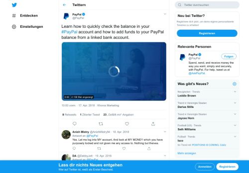 
                            5. PayPal on Twitter: 