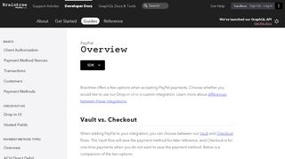 
                            7. PayPal | Overview | JavaScript - Braintree Developer Documentation