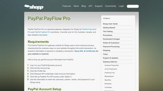 
                            12. PayPal PayFlow Pro - Documentation » Documentation — The Official ...