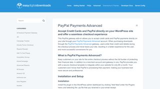 
                            11. PayPal Payments Advanced - Easy Digital Downloads