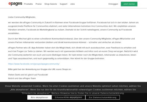 
                            8. PayPal Plus Einrichtung geht nicht - ePages Community