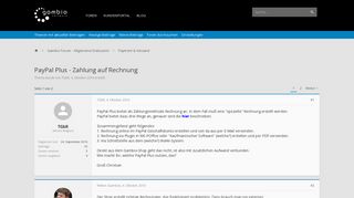 
                            9. PayPal Plus - Zahlung auf Rechnung | Gambio Forum - Die offizielle ...