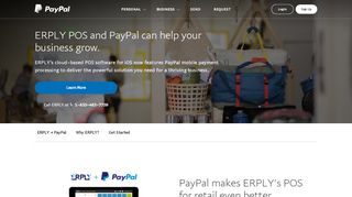 
                            5. PayPal Point of Sale | ERPLY Retail POS System